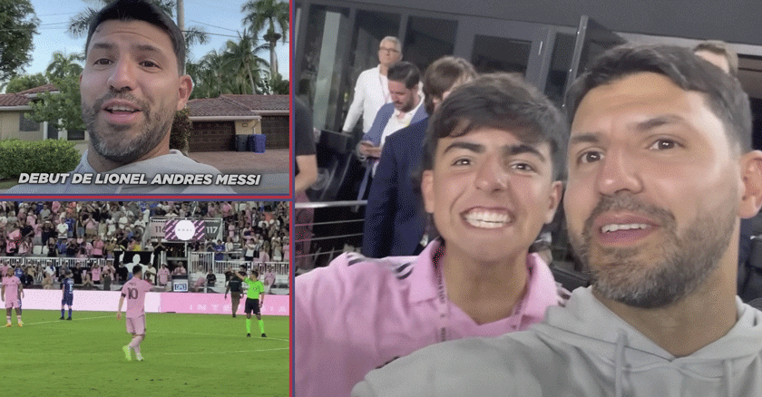 Sergio El Kun Agüero nos Lleva al Debut de Lionel Messi