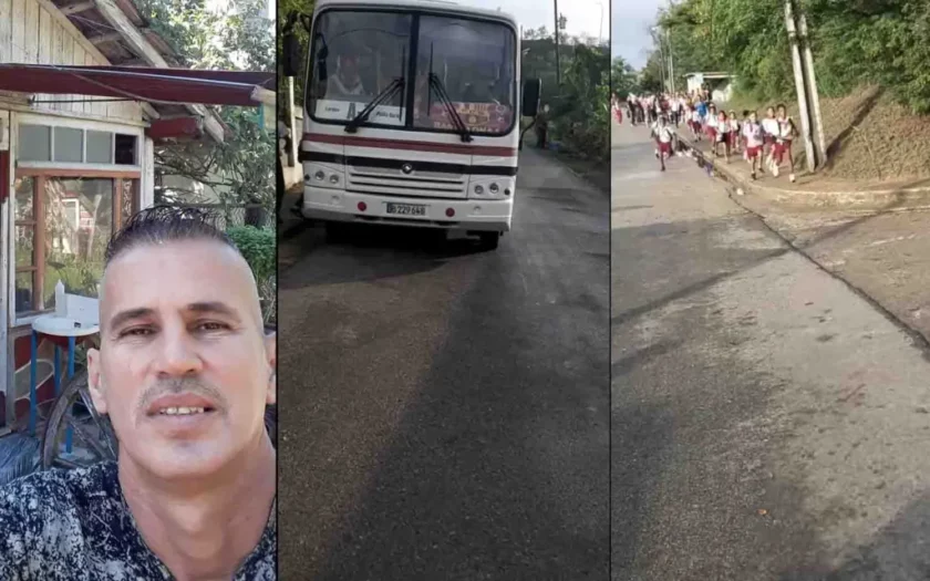 El conductor de un autobús en Cuba se convierte en sensación en las redes