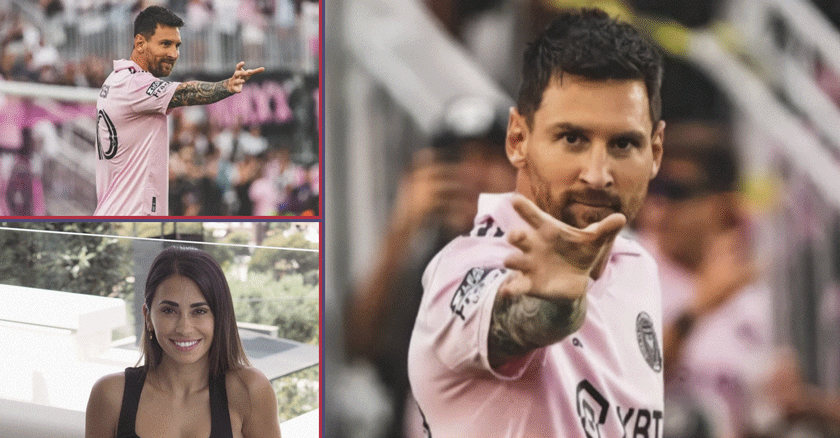Messi tiene nuevo festejo  y Antonela Roccuzzo revela su significado