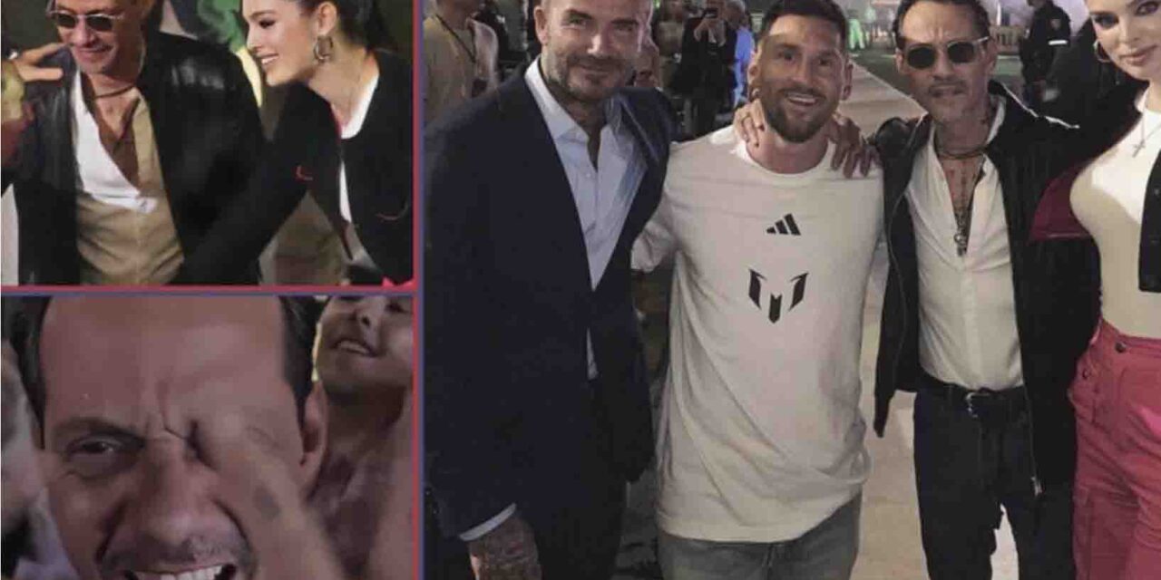 Marc Anthony y Nadia Ferreira dan bienvenida a Miami a Messi