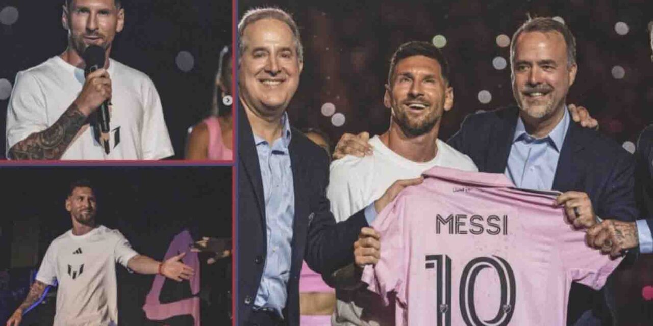 Presentan a Lionel Messi en el Inter Miami