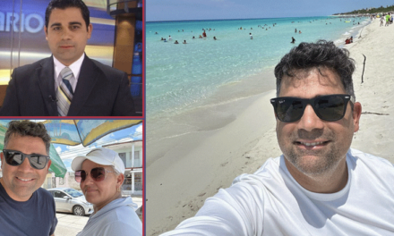 Popular conductor de televisión cubano, Abel Álvarez de visita en La isla
