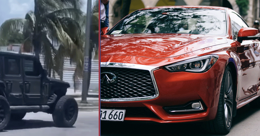Autos de lujo de Miami en las calles de Cuba