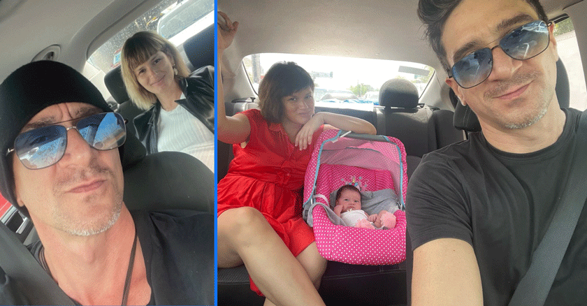 David Blanco celebra el nacimiento de su hija en México
