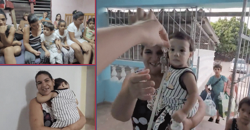 Limay Blanco entrega casa a madre de nueve hijos