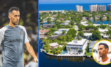 La lujosa mansión que compró Sergio Busquets  en Miami por 8,7 millones de dólares