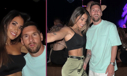 Lio Messi y Antonella disfrutan en Miami en un bar de Brickell