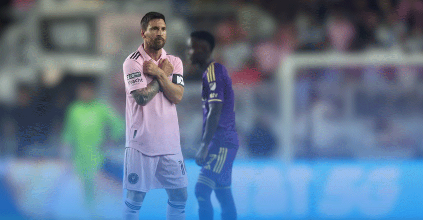 Un nuevo festejo de gol de Messi que causó furor en Inter Miami