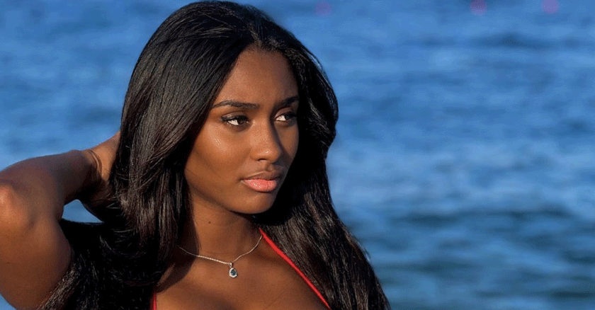 Modelo cubana en Italia cautiva a sus fans con refrescante cóctel en la playa