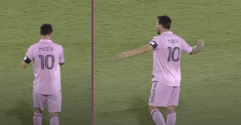 La reacción viral de Messi después gol del empate parcial de Dallas contra Inter Miami