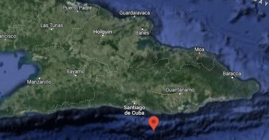 Sismo perceptible en Santiago de Cuba