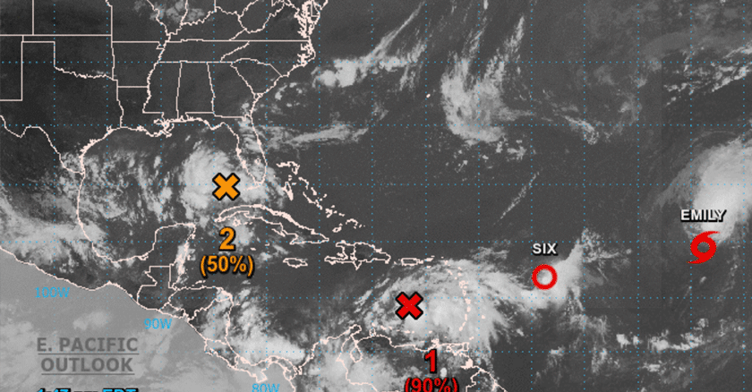 Tormenta Tropical Franklin: La Segunda en el Atlántico, Alertas Emitidas