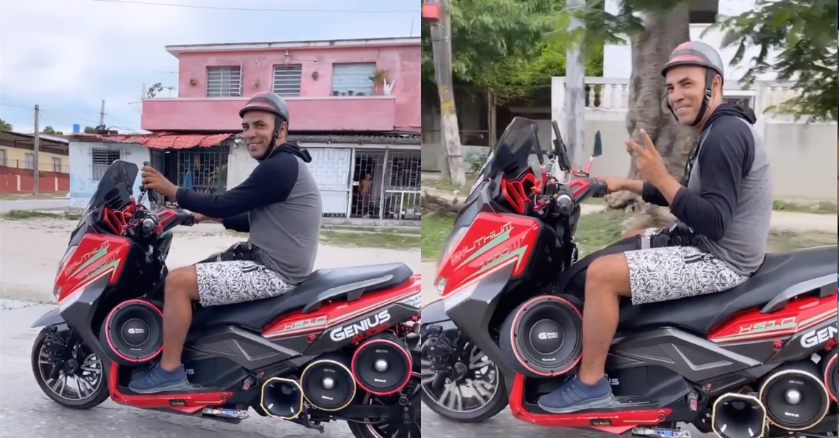 Un Conductor de Motorina Cubano Impacta a Yomil con su Impresionante Equipo de Sonido