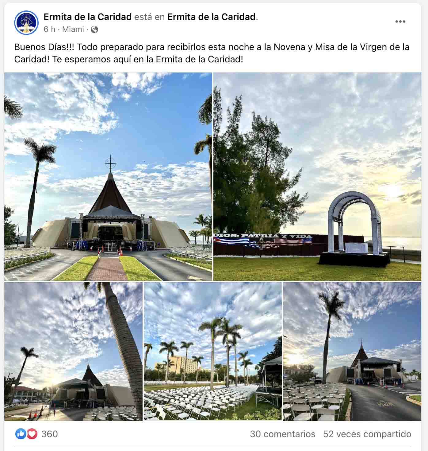 La Ermita de la Caridad en Miami celebra la Fiesta de la Virgen de la ...