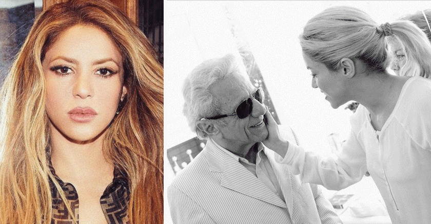 Cantante Shakira celebró cumpleaños 92 de su padre : «El amor de mi vida»