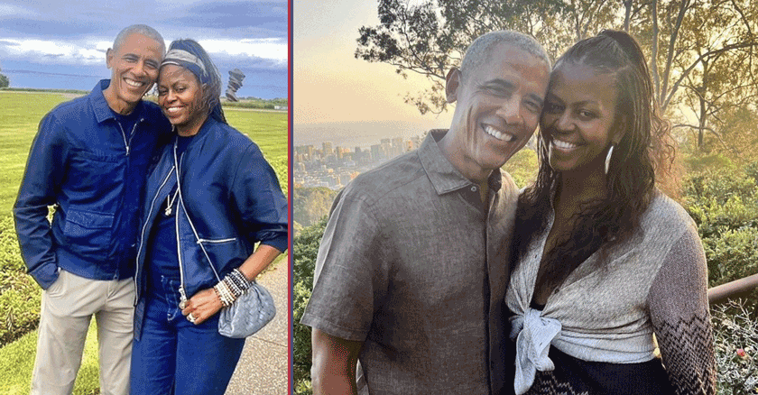 Barack y Michelle Obama a sus 31 años de casados comparten tierno momento