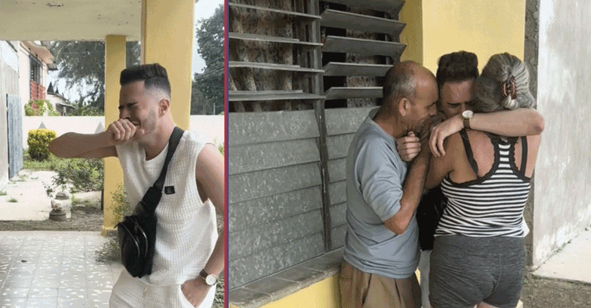 «Emotiva Sorpresa: Un Hijo Reaparece en Cuba y Conmueve a Sus Padres tras Dos Años de Ausencia»