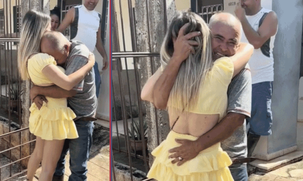 Padre cubano tiene emotivo momento con inesperada visita de su hija a Cuba