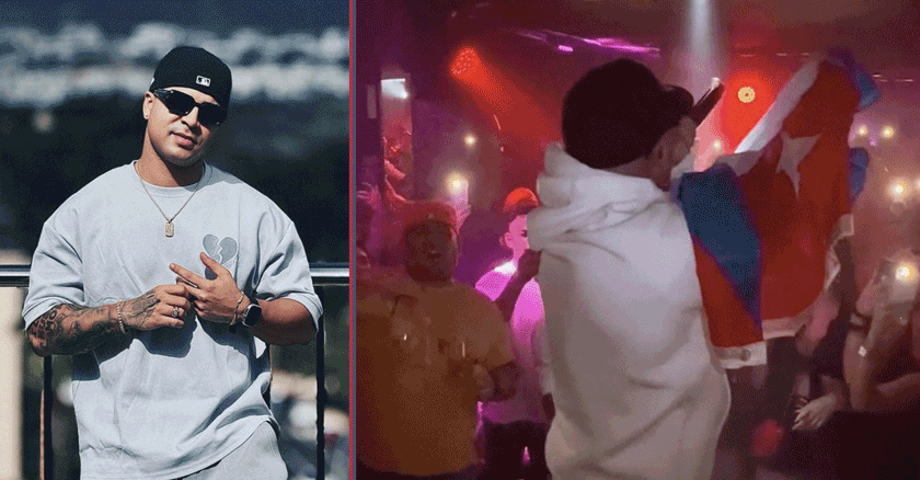 Así cantó Yomil en concierto en Tenerife’Con la Bandera Cubana’