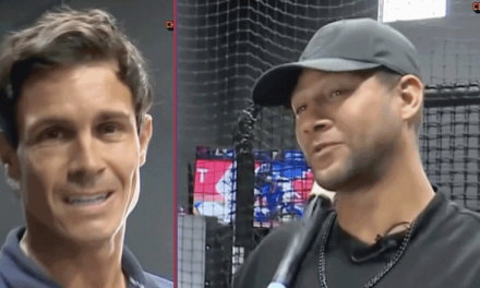 Periodista del popular programa deportivo español ‘El Chiringuito’ entrena por un día con Yuli Gurriel